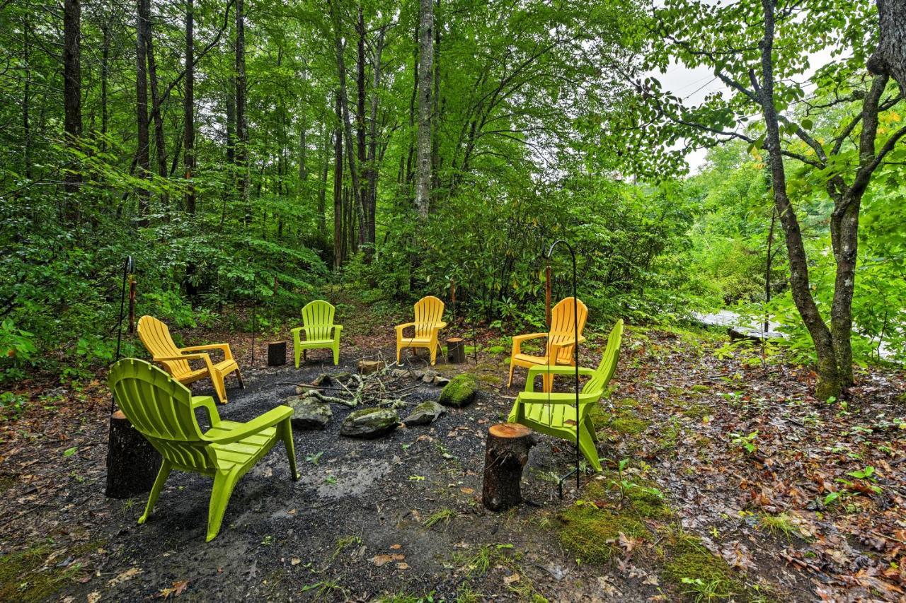 Serene Creekside Cottage Near Asheville Fire Pit Candler 外观 照片