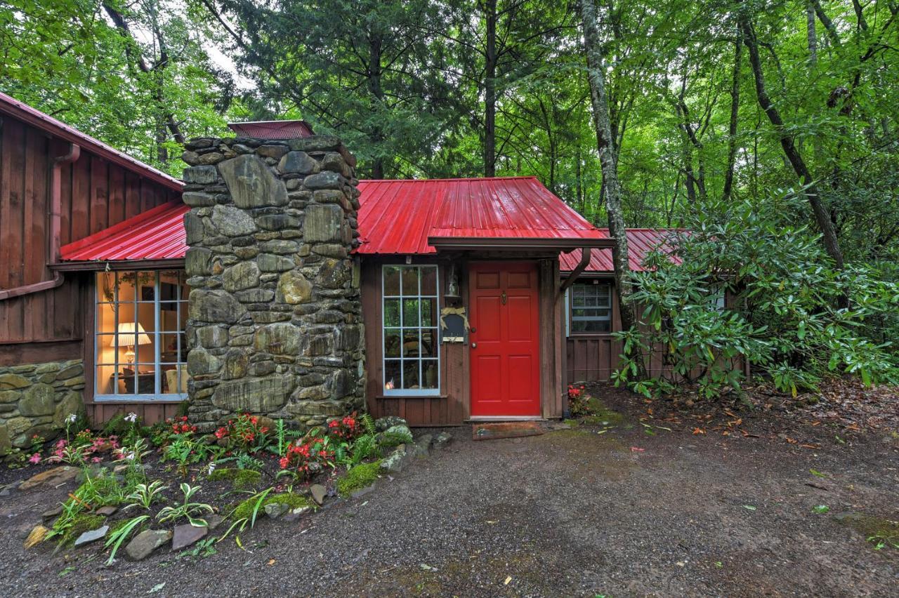 Serene Creekside Cottage Near Asheville Fire Pit Candler 外观 照片