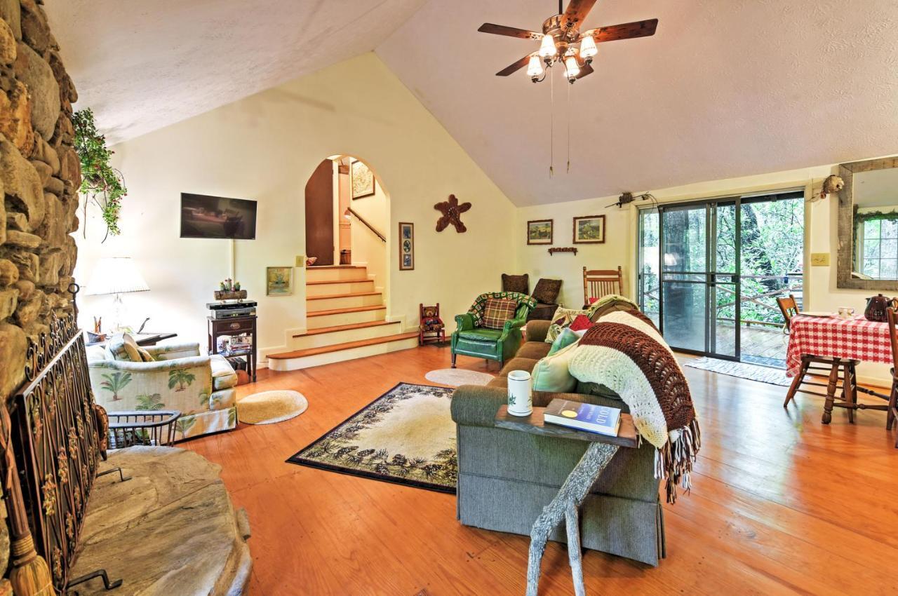 Serene Creekside Cottage Near Asheville Fire Pit Candler 外观 照片