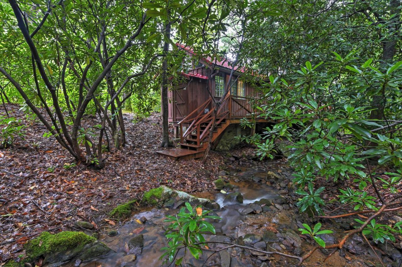 Serene Creekside Cottage Near Asheville Fire Pit Candler 外观 照片